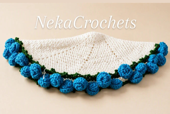 Blue Rose Blanket